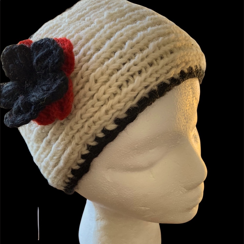 Headband fully fleece lined, 100% Wool outer, Made in Nepal